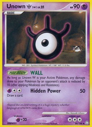 Unown (W) () [Legends Awakened] Reverse Holofoil - Deck Out Gaming