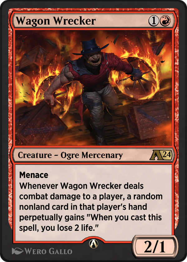 Wagon Wrecker (15) [Alchemy: Outlaws of Thunder Junction] - Deck Out Gaming