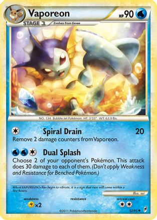 Vaporeon (52) [Call of Legends] - Deck Out Gaming