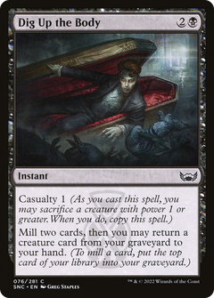 Dig Up the Body (76) [Streets of New Capenna] foil - Deck Out Gaming