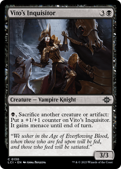 Vito's Inquisitor (130) [The Lost Caverns of Ixalan] foil - Deck Out Gaming