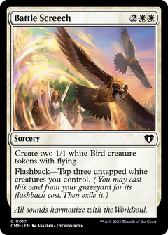 Battle Screech (17) [Commander Masters] foil - Deck Out Gaming