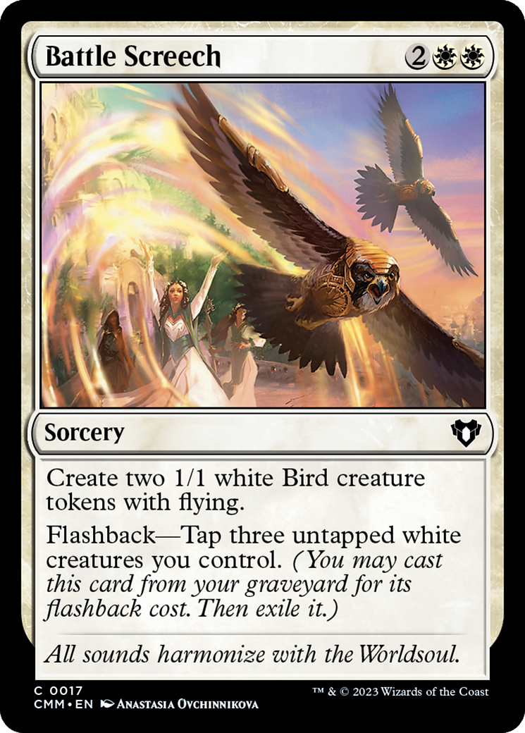 Battle Screech (17) [Commander Masters] foil - Deck Out Gaming
