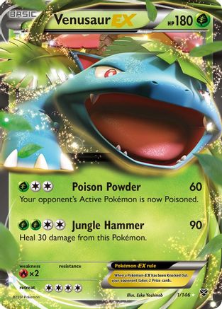 Venusaur EX (1) [XY Base Set] Holofoil - Deck Out Gaming