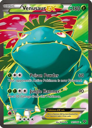 Venusaur EX (141 Full Art) (141) [XY Base Set] Holofoil - Deck Out Gaming