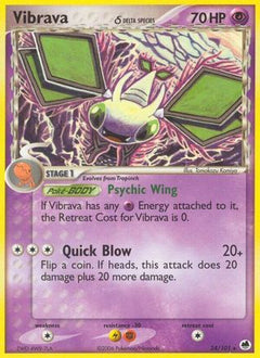 Vibrava - 024/101 (Delta Species) (24) [Dragon Frontiers] Reverse Holofoil - Deck Out Gaming
