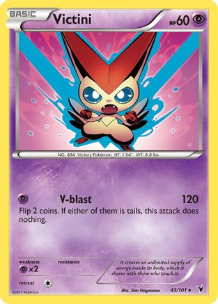 Victini (43) (43) [Noble Victories] Reverse Holofoil - Deck Out Gaming