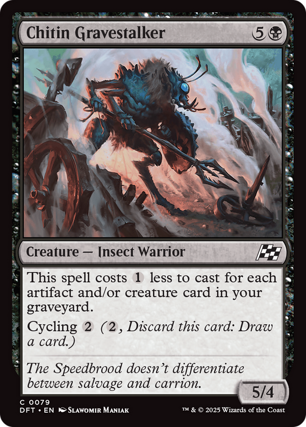 Chitin Gravestalker (79) [Aetherdrift] - Deck Out Gaming