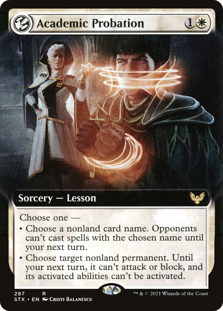 Academic Probation (Extended Art) (287) [Strixhaven: School of Mages] foil - Deck Out Gaming