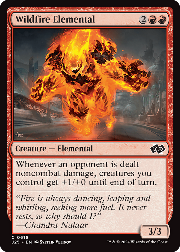 Wildfire Elemental (616) [Foundations Jumpstart] - Deck Out Gaming
