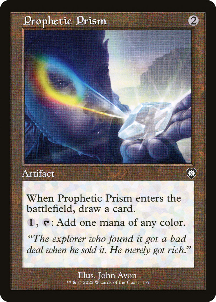 Prophetic Prism (Retro Frame) (155) [Commander: The Brothers' War] - Deck Out Gaming