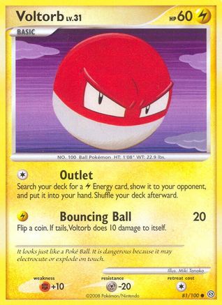 Voltorb (81) (81) [Stormfront] Reverse Holofoil - Deck Out Gaming