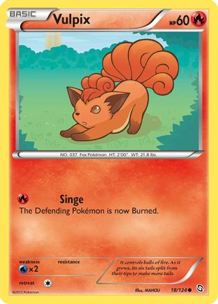 Vulpix (18) [Dragons Exalted] - Deck Out Gaming