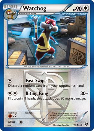 Watchog (Team Plasma) (112) [Plasma Storm] - Deck Out Gaming