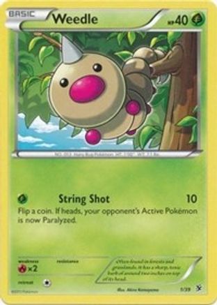 Weedle (1) [Kalos Starter Set] - Deck Out Gaming