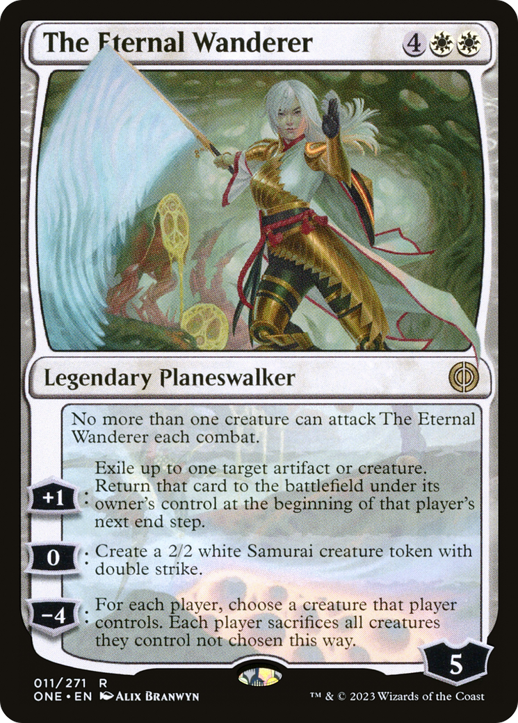 The Eternal Wanderer (11) [Phyrexia: All Will Be One] foil - Deck Out Gaming
