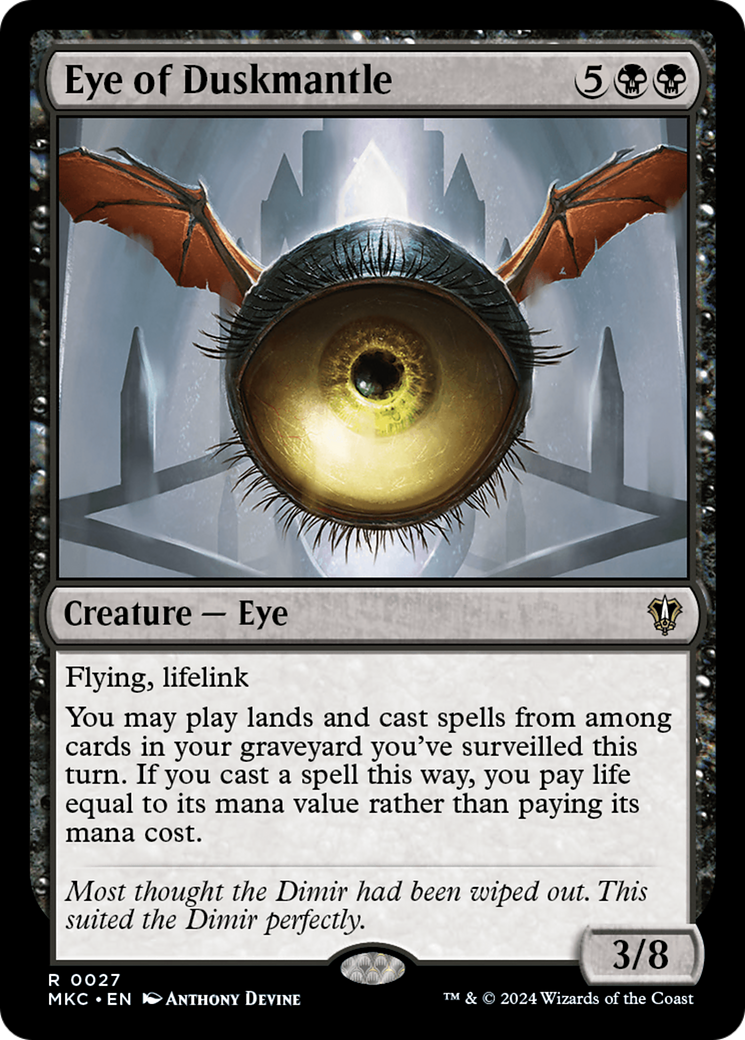 Eye of Duskmantle (27) [Murders at Karlov Manor Commander] - Deck Out Gaming