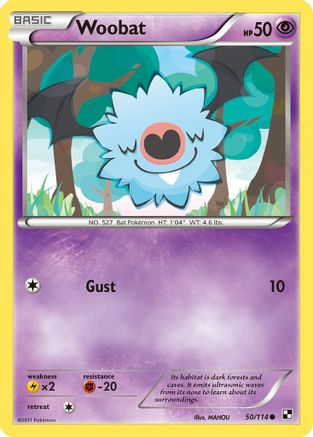 Woobat (50) [Black and White] - Deck Out Gaming