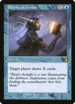 Stroke of Genius (Retro Frame) (293) [Dominaria Remastered] foil - Deck Out Gaming