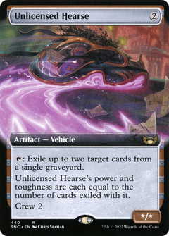 Unlicensed Hearse (Extended Art) (440) [Streets of New Capenna] foil - Deck Out Gaming