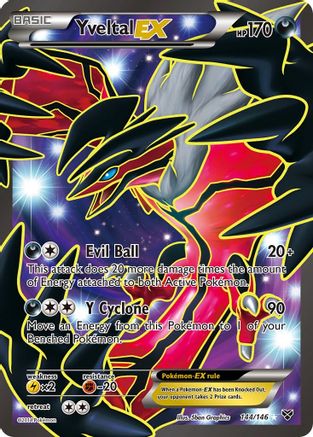 Yveltal EX (144 Full Art) (144) [XY Base Set] - Deck Out Gaming