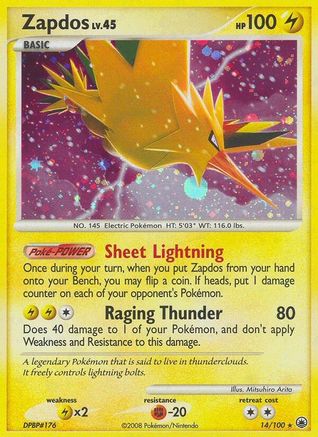 Zapdos (14) [Majestic Dawn] Holofoil - Deck Out Gaming