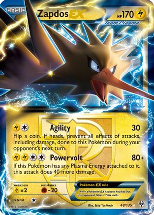 Zapdos EX (Team Plasma) (48) [Plasma Storm] - Deck Out Gaming