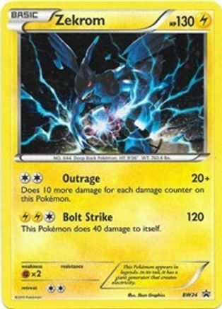 Zekrom - BW24 (BW24) [Black and White Promos] Holofoil - Deck Out Gaming