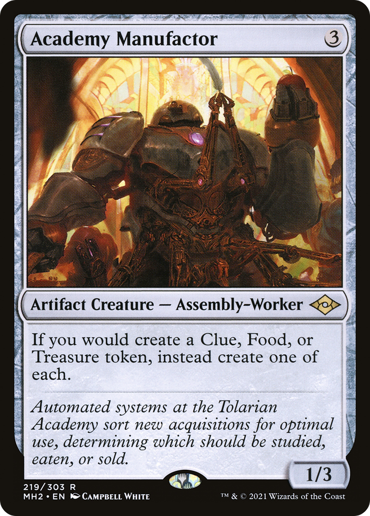 Academy Manufactor (219) [Modern Horizons 2] foil - Deck Out Gaming