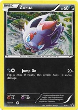 Zorua - BW12 (BW12) [Black and White Promos] Holofoil - Deck Out Gaming