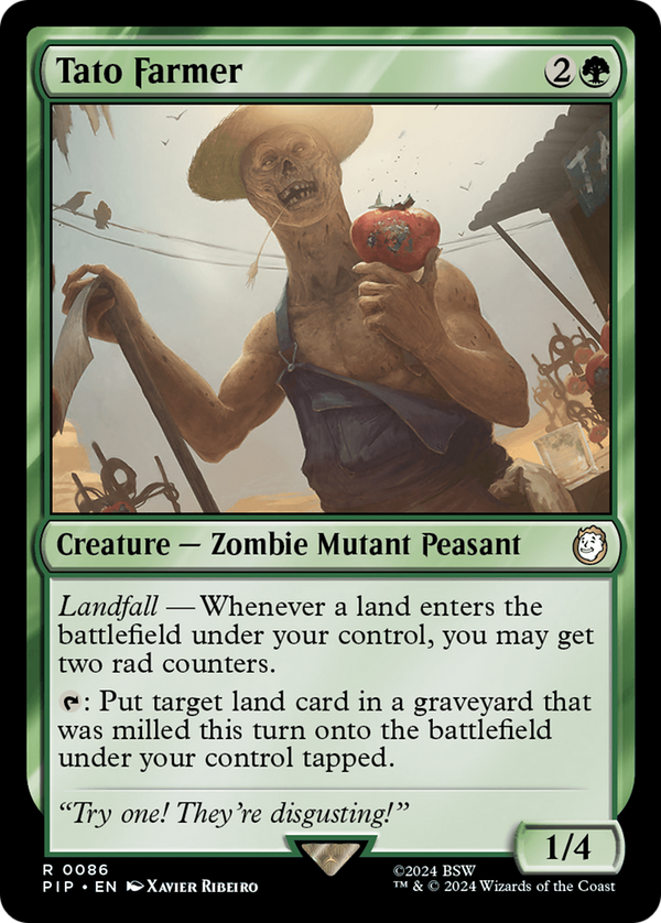 Tato Farmer (86) [Fallout] foil - Deck Out Gaming