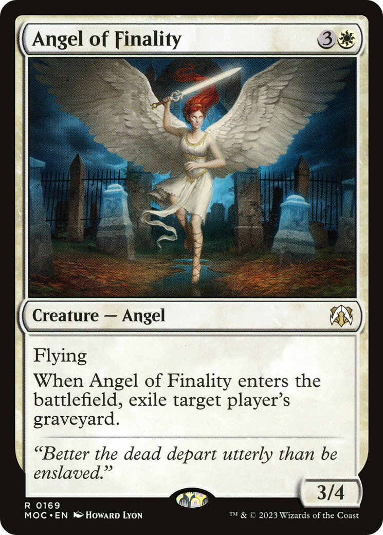 Angel of Finality (169) [March of the Machine Commander] - Deck Out Gaming