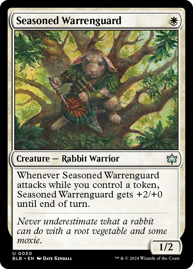 Seasoned Warrenguard (30) [Bloomburrow] - Deck Out Gaming
