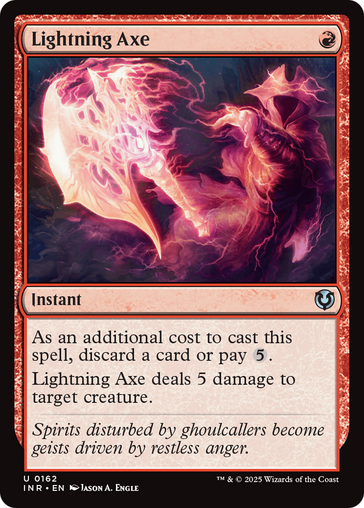Lightning Axe (162) [Innistrad Remastered] foil - Deck Out Gaming