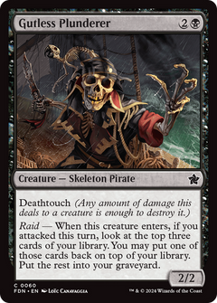 Gutless Plunderer (60) [Foundations] foil - Deck Out Gaming