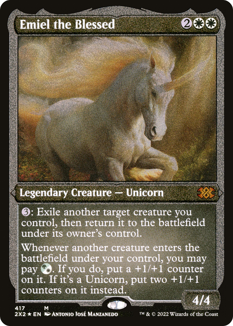 Emiel the Blessed (Foil Etched) (417) [Double Masters 2022] foil - Deck Out Gaming