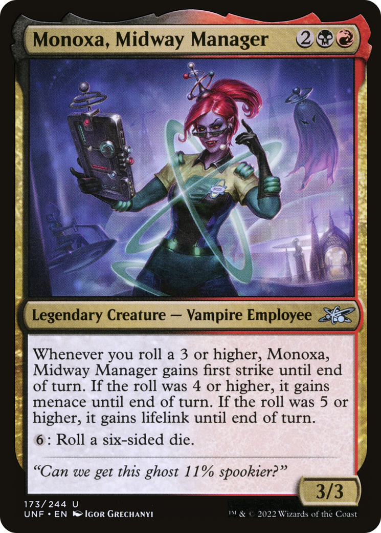 Monoxa, Midway Manager (173) [Unfinity] foil - Deck Out Gaming