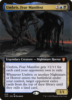 Umbris, Fear Manifest (Extended Art) (76) [Commander: Innistrad: Crimson Vow] - Deck Out Gaming