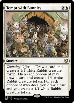 Tempt with Bunnies (13) [Bloomburrow Commander] - Deck Out Gaming