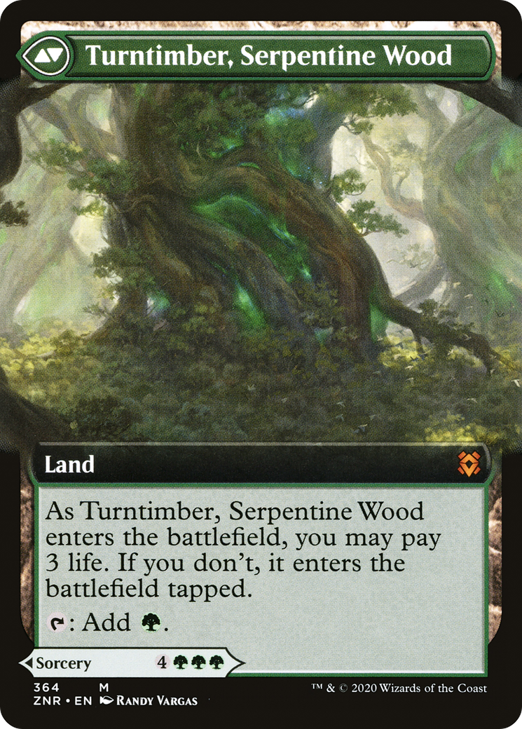 Turntimber Symbiosis (Extended Art) (364) [Zendikar Rising] foil - Deck Out Gaming