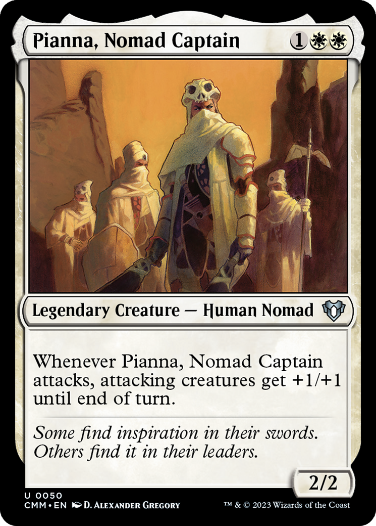 Pianna, Nomad Captain (50) [Commander Masters] foil - Deck Out Gaming