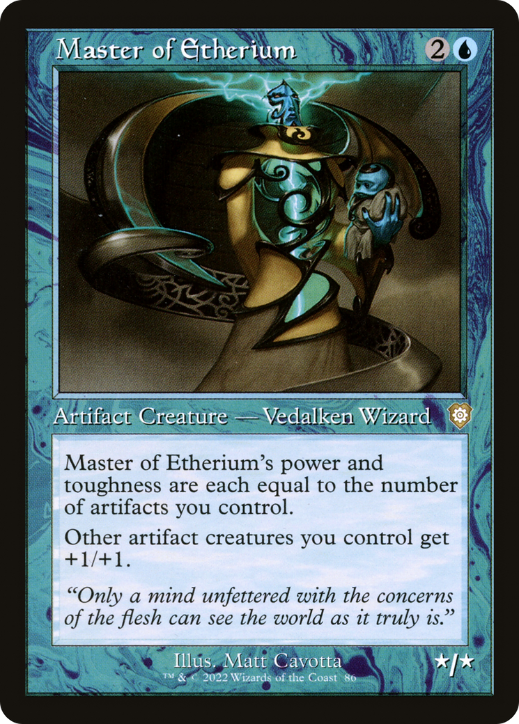Master of Etherium (Retro Frame) (86) [Commander: The Brothers' War] - Deck Out Gaming