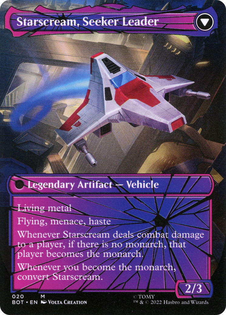 Starscream, Power Hungry (Shattered Glass) (20) [Transformers] foil - Deck Out Gaming