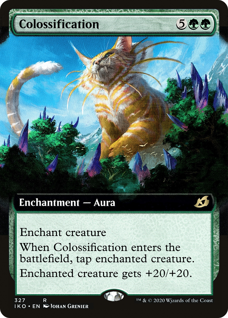 Colossification (Extended Art) (327) [Ikoria: Lair of Behemoths] - Deck Out Gaming