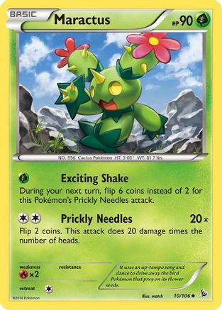 Maractus (10) [XY - Flashfire] Reverse Holofoil - Deck Out Gaming