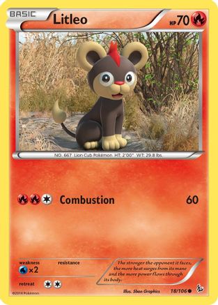Litleo (18) (18) [XY - Flashfire] - Deck Out Gaming
