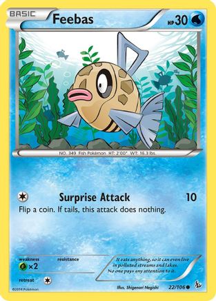 Feebas (22) [XY - Flashfire] Reverse Holofoil - Deck Out Gaming