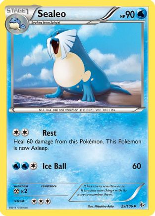 Sealeo (25) [XY - Flashfire] Reverse Holofoil - Deck Out Gaming