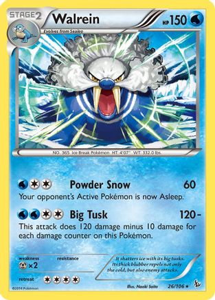 Walrein (26) [XY - Flashfire] Reverse Holofoil - Deck Out Gaming