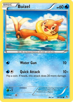 Buizel (28) [XY - Flashfire] Reverse Holofoil - Deck Out Gaming